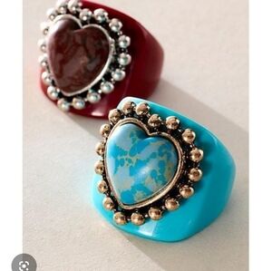 IN SEARCH OF:FREE PEOPLE STUDDED HEART RING ~~~~DoN't BuY ThIs LiStInG~~~